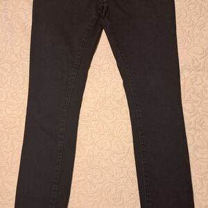 Burberry Women's Dark Black Low Rise Skinny Jeans
